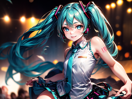 Hatsune Miku (with shiny eyes)