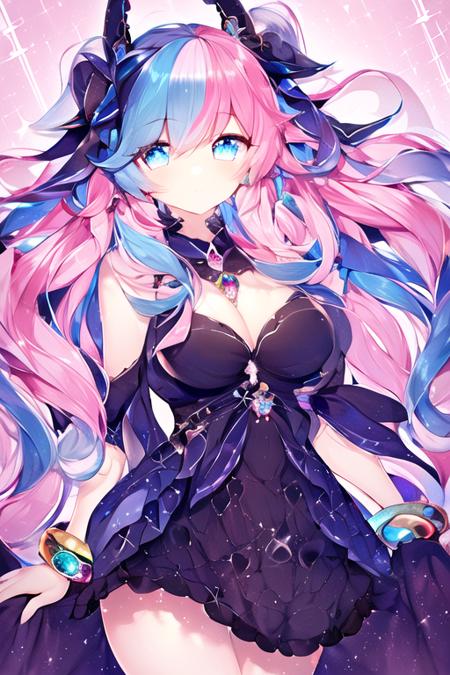 蔚蓝多彩-洛可可风格化-A vivid and multicolored palette - Rococo Style