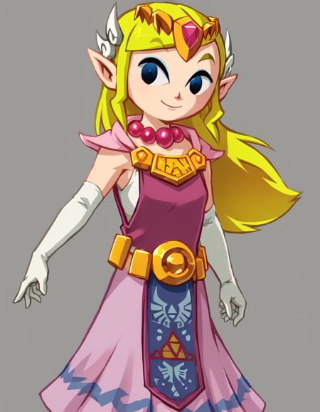 Toon Zelda (Wind Waker/Spirit Tracks) commission