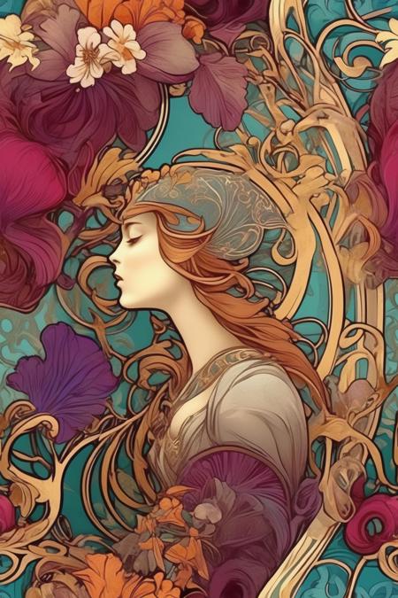 Alphonse Mucha Style