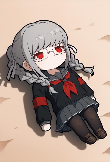 Peko Pekoyama, 3 outfits (Danganronpa 2: Goodbye Despair) [Pony Diffusion]