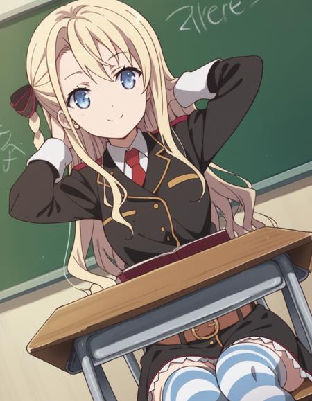 Wilhelmina Braunschweig Ingenohl Friedeburg (ヴィルヘルミーナ・ブラウンシュヴァイク・インゲノール・フリーデブルク) - High School Fleet (ハイスクール・フリート)