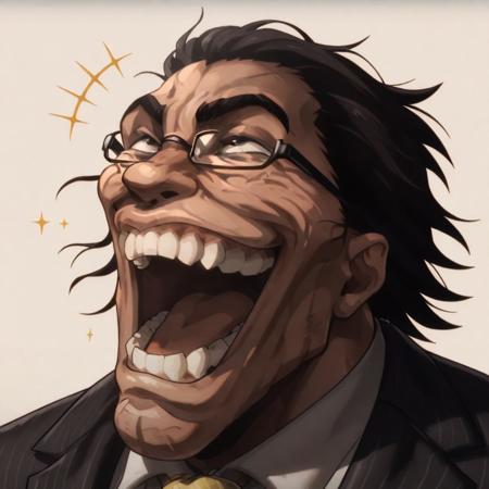 Yujiro Laugh IL/Pony | Anime Expressions Collection