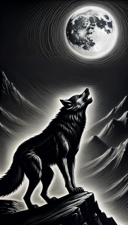 Dark Charcoal Style - SD1.5 + SDXL