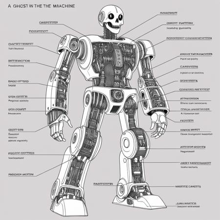 Robot structure diagram Style | SDXL