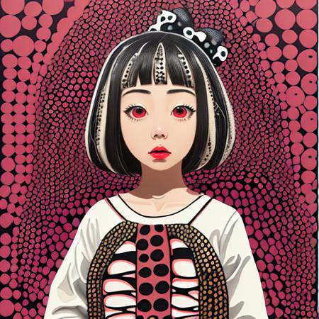 Yayoi Kusama's Eyes - polka dots
