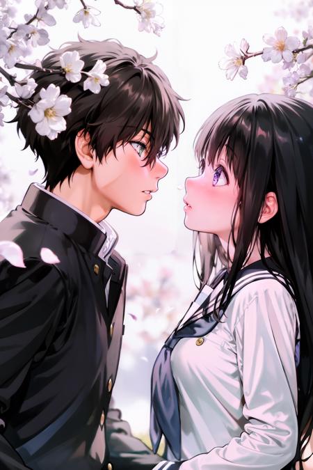 oreki x chitanda (Hyouka) 折木 x 千反田 （冰菓）