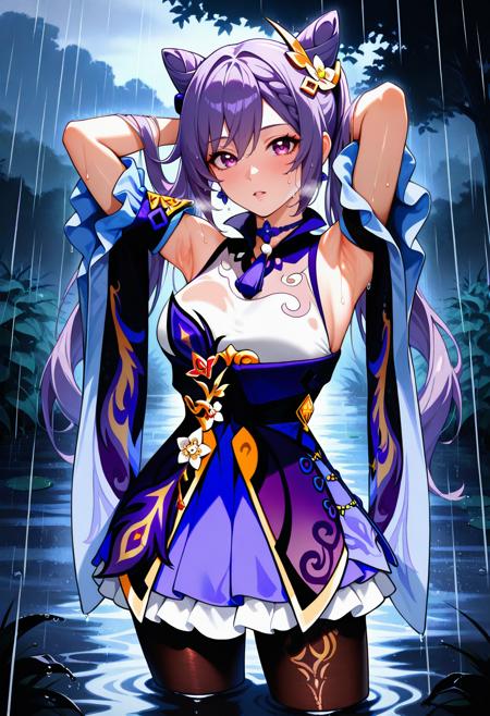 Keqing (Genshin Impact) SDXL LoRA [Illustrious] | 3 Outfits