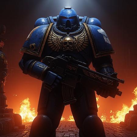 Space Marine - Ultramarine (Flux.1 D)