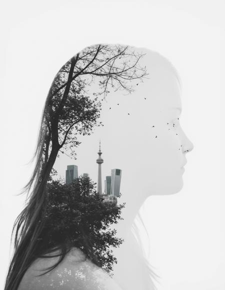 Double exposure - Dan Mountford Style