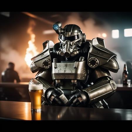 Fallout - T-60 power armor - Flux1.D & SDXL