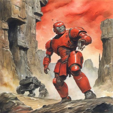 Style of Don Lawrence - SDXL