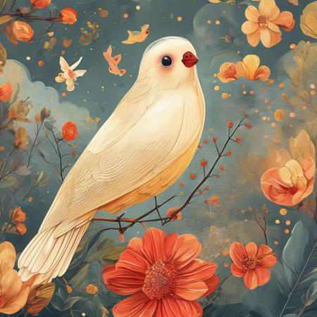 A theme of birds and flowers - tangbohu 43