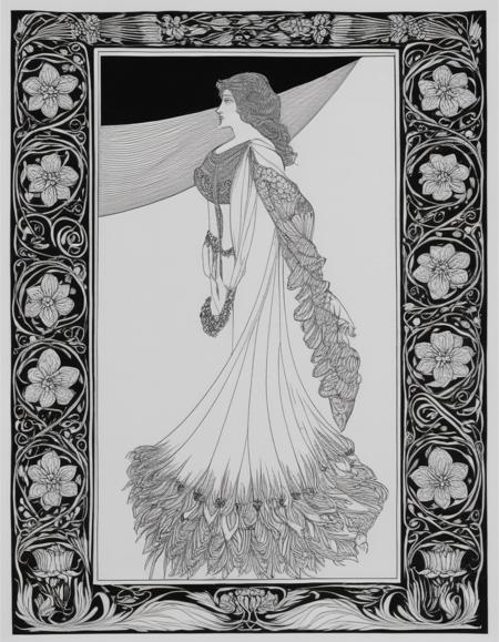 BeardsleyXL: Aubrey Beardsley Style