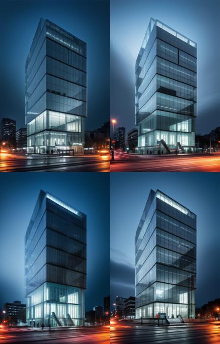 EliAI NightBuilding Exterior