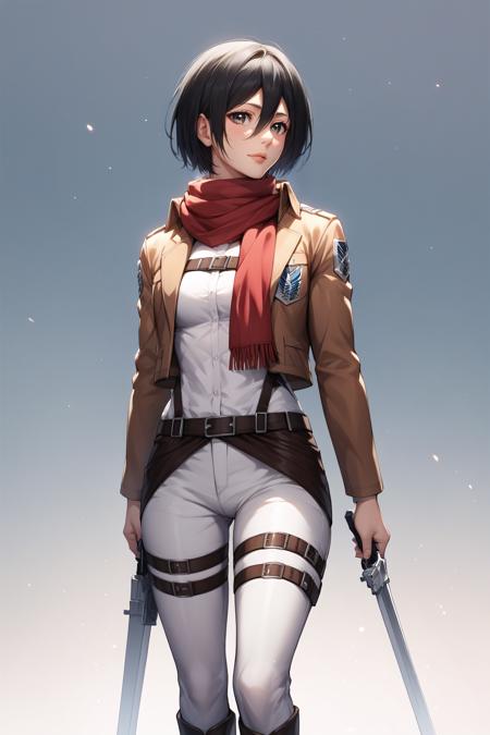 Mikasa Ackerman | Attack on Titan | PonyXL and sd 1.5