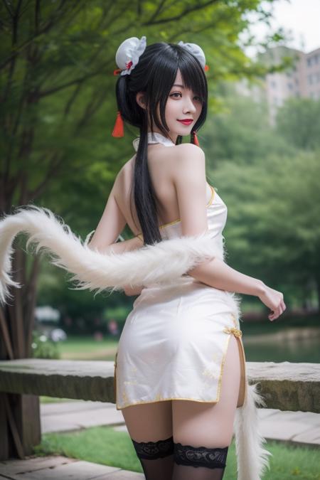 时崎狂三 旗袍 tokisaki kurumi chinese clothes