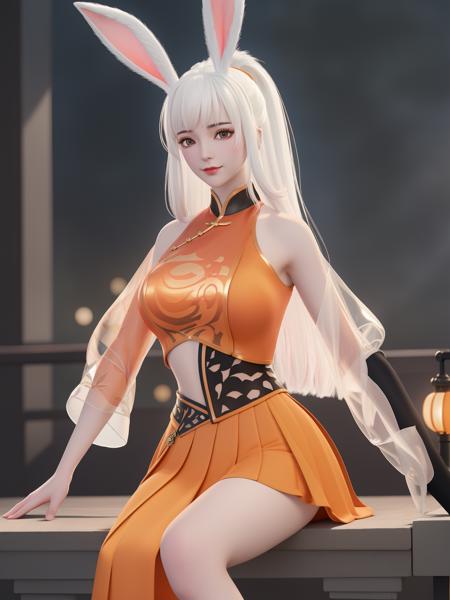 王者荣耀_公孙离_中国风舞蹈服装_Honor of kings_Gongsun Li版本v2.0 (ID: 123943)