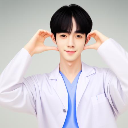 Cheek heart pose (SD XL)