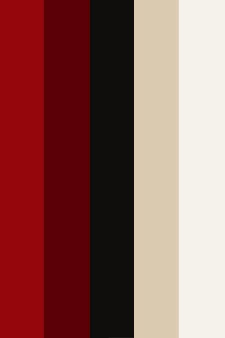 Color Palettes版本Red Black & White (ID: 271878)