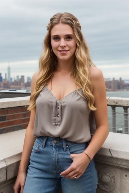 Actress Gaia Weiss (Vikings)