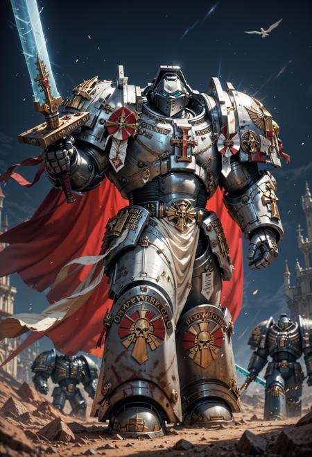 The Space Marines Warhammer 40K | Flux + Pony