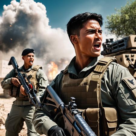 Battlefield + (2042) military cinematic style XL + F1D