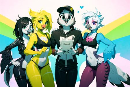 Anthro Birds LoRA
