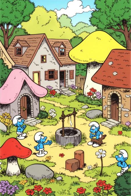 Les Tuniques Bleues - Bande dessinée style (franco-belgian comic)