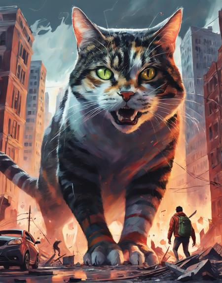 Gozer Cat - 218MB LoRA - XL
