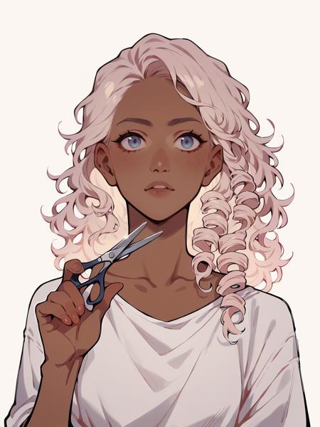 Haircutting & Holding Scissors/Knife/ect