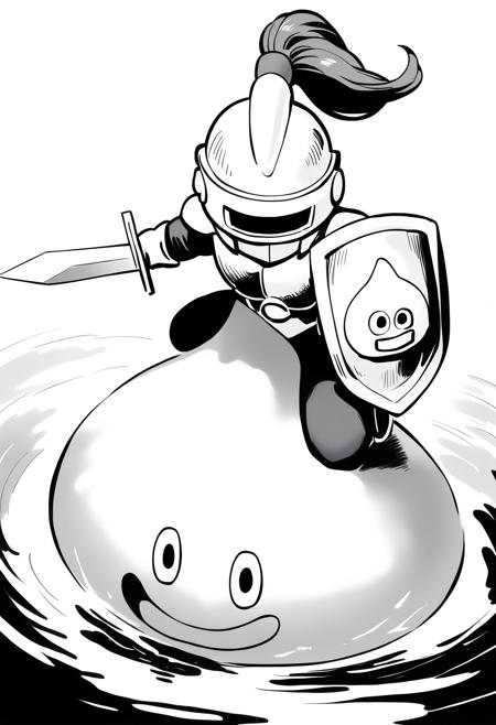 Slime knight / スライムナイト (Dragon quest) Pony/IL