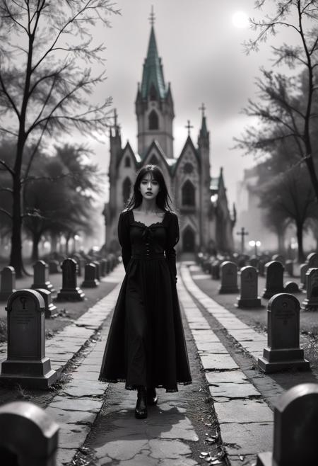 Monochrome portraiture