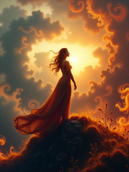 Fire Fractals FLUX