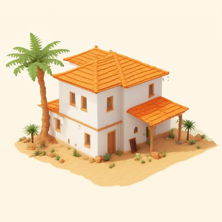 Desert Buildings (Isometric) [SDXL & SD1.5]