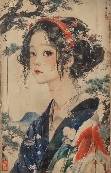 style of Kawanabe Kyosai [SDXL] 162版本v1.0 (ID: 531894)
