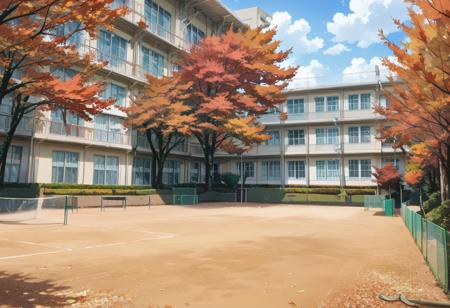 学校の校庭 School grounds PONY