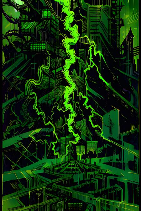 Cyberpunk 2077 Tarot card 512x1024
