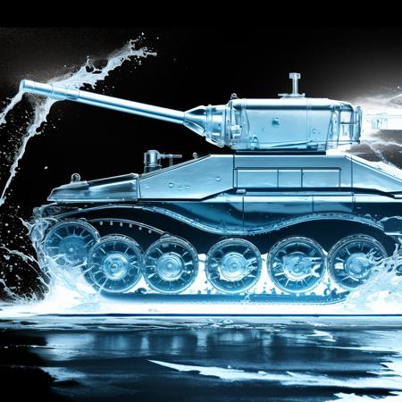 Special effects water art style