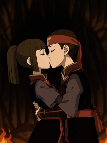 Fire Nation School Uniform + Onji [Avatar: The Last Airbender]