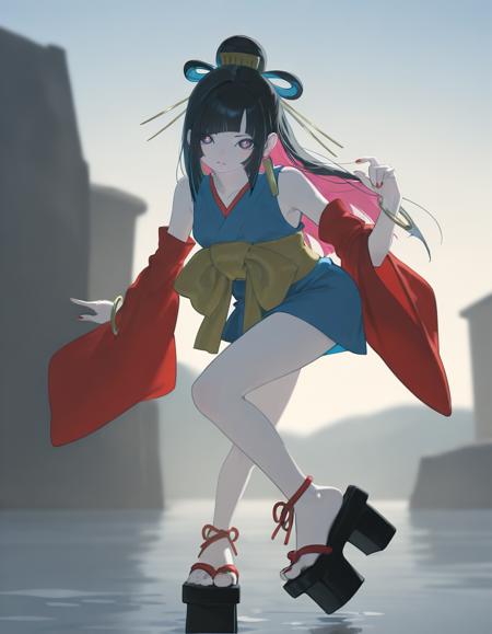 OC girl from tuki.『ひゅるりらぱっぱ』by 十八番茶 mado [Illustrious/NAI, Pony XL] HYURURIRAPAPPA