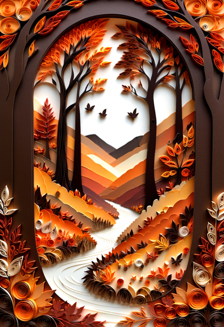 Paper Quilling And Layering Style - [Flux/SDXL/SD1.5]