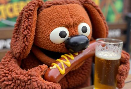 Rowlf The Dog - Muppet - 1970s Puppet Version