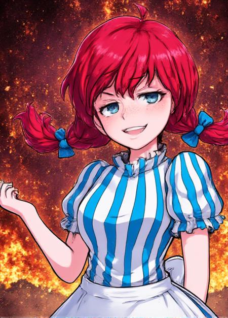 Smug Wendy (the Wendy's Mascot)