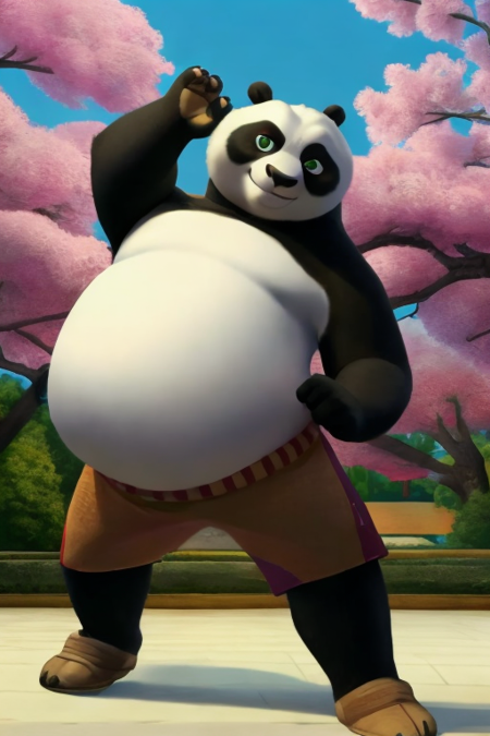 Master Po Ping (Kung Fu Panda), Furry Character LoRA