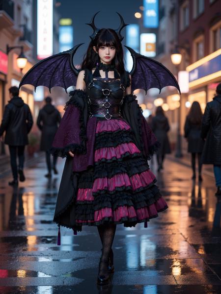 [Flux.1 D][Realistic] Gothic Dress | 哥特风裙子