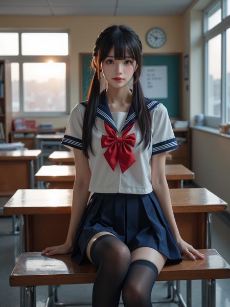 [Flux.1 D][Realistic]  Japanese JK School Uniform | JK制服