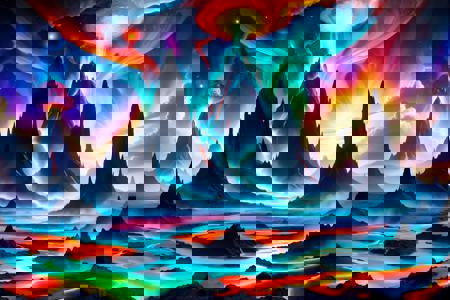 Otherworldly Colorscapes XL