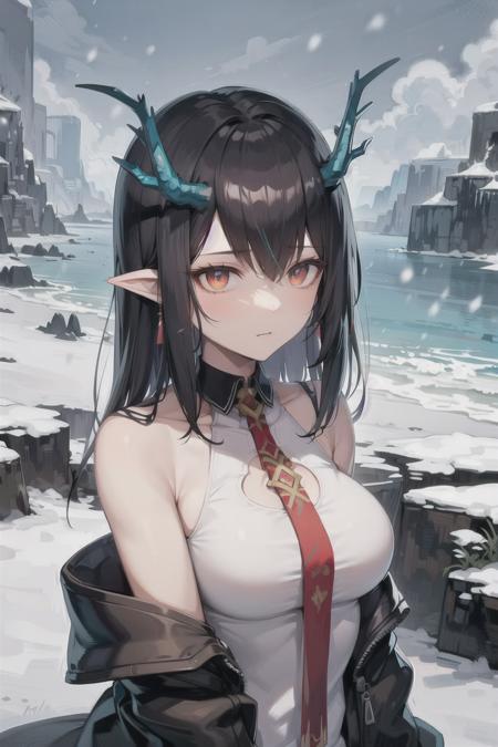 (Flux/SD1.5) Dusk Arknights 夕 明日方舟