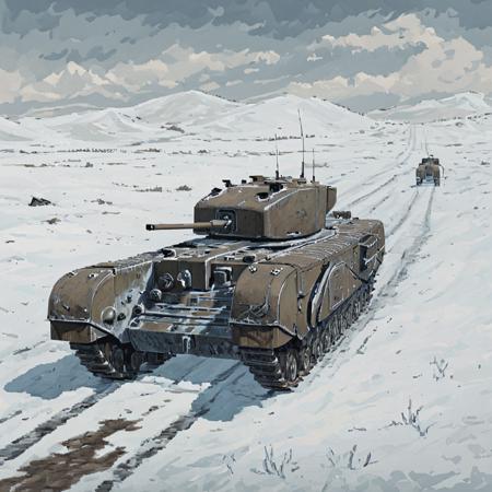Churchill Tank (SDXL)